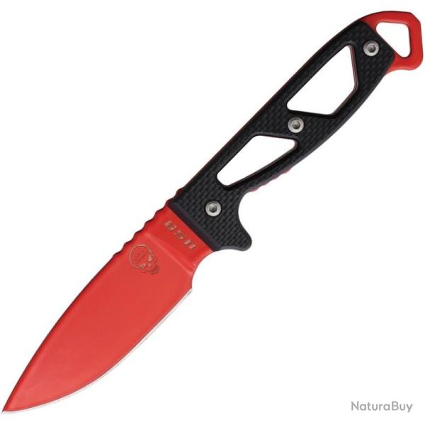 Couteau Fixe Utica Critical Hit II Lame Acier MagnaCut Manche G10 Noir �tui Polym�re USA UTKN2RMC
