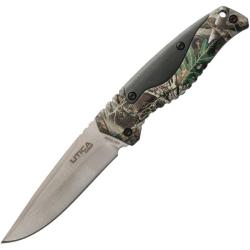 Couteau Fixe Utica Apter II Lame Acier 8Cr13MoV Manche Aluminium Camo &Eacute;tui Nylon UTK91RT1015CP