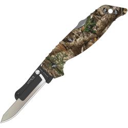 Couteau Pliant Utica Deer Razor Lame Acier Inox Manche Synth&eacute;tique Camo Lockback UTK91RT550CP
