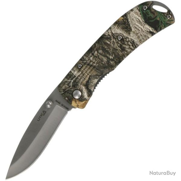 Couteau Pliant Utica Caliber 1 Lame Acier Inox Manche Synth�tique Camo Linerlock A/O UTK91RT200CP