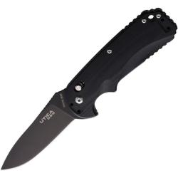 Couteau Pliant Utica F4 Lame Acier Inox Manche G10 Noir Crossbar Lock USA UTK11UTKF4