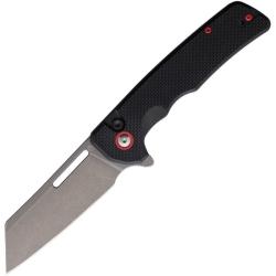 Couteau Pliant Utica Disruption V Lame Acier D2 Manche G10 Noir Button Lock USA UTKE46