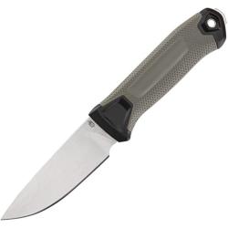Couteau Fixe Gerber Strongarm Camp Lame Acier 420HC Manche Nylon Vert Feuillage Housse G1069261