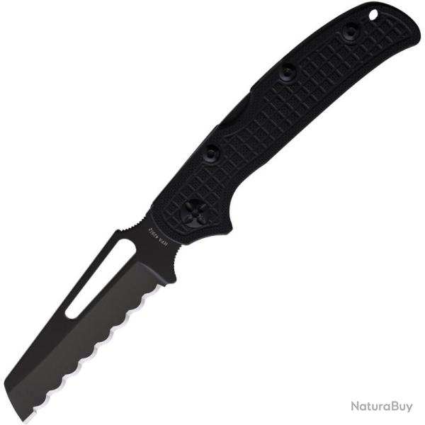 Couteau HPA Maritime Assault Lame Acier 420J2 Manche G10 Noir Made In France HPA0071