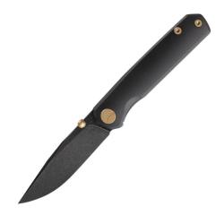Couteau Pliant FerraMonster Kroma Lame Acier Elmax Manche Titane Frame Lock FMR23008D