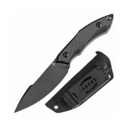 Couteau Tenable Luccio Lame Acier 14C28N Manche Carbone G10 &Eacute;tui Kydex G007A6