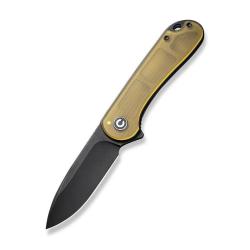 Couteau Civivi Elementum Lame Acier D2 Noire Manche Ultem Noir Linerlock CIVC907A5