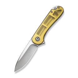Couteau Civivi Elementum Lame Acier D2 Manche Ultem Poli Gris Linerlock CIVC907A4