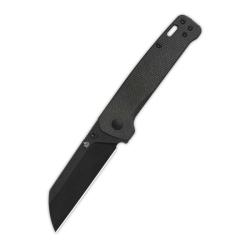 Couteau QSP Penguin V2 Lame Acier D2 Noire Manche Micarta Marron Linerlock QS130V2A2