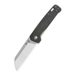 Couteau QSP Penguin V2 Lame Acier D2 Two-Tone Manche Micarta Marron Linerlock QS130V2A1