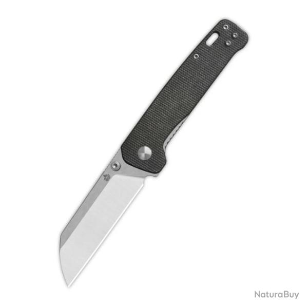 Couteau QSP Penguin V2 Lame Acier D2 Two-Tone Manche Micarta Marron Linerlock QS130V2A1