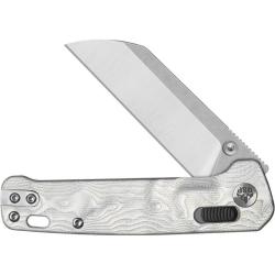 Couteau QSP Penguin Lame Acier 14C28N Manche G10 Aluminium Glyde Lock QS130GLG1
