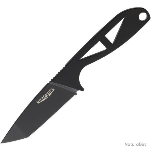Couteau Fixe Bradford G-Tanto Lame Acier Nitro-V Manche Acier Nitro-V �tui Kydex USA BRADGTDLC