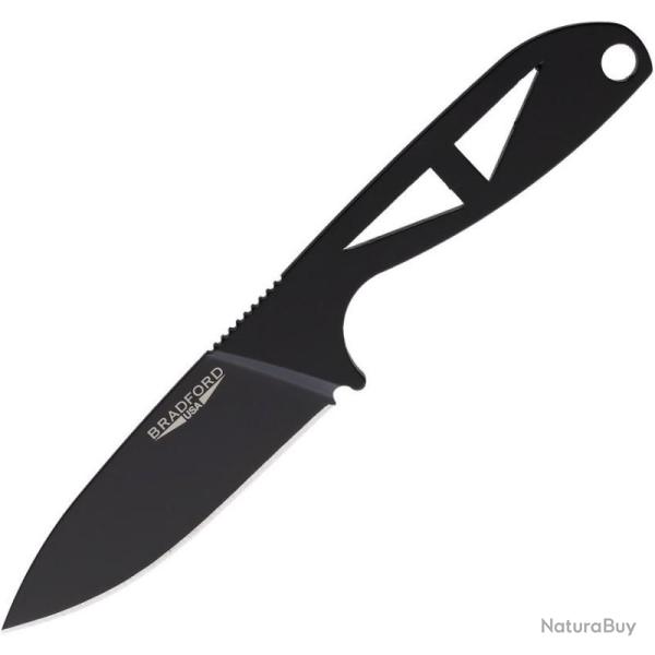 Couteau Bradford G-Necker Lame Acier Nitro-V Manche Acier Nitro-V Ajour� �tui Kydex USA BRADGCNDLC