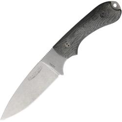Couteau Fixe Bradford Guardian 3.2 Lame Acier AEB-L Manche Micarta Noir &Eacute;tui Cuir USA BRAD32FH101A