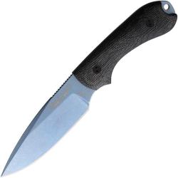 Couteau Fixe Bradford Guardian 3 Lame Acier AEB-L Manche Micarta Noir &Eacute;tui Cuir USA BRAD3FE101PA