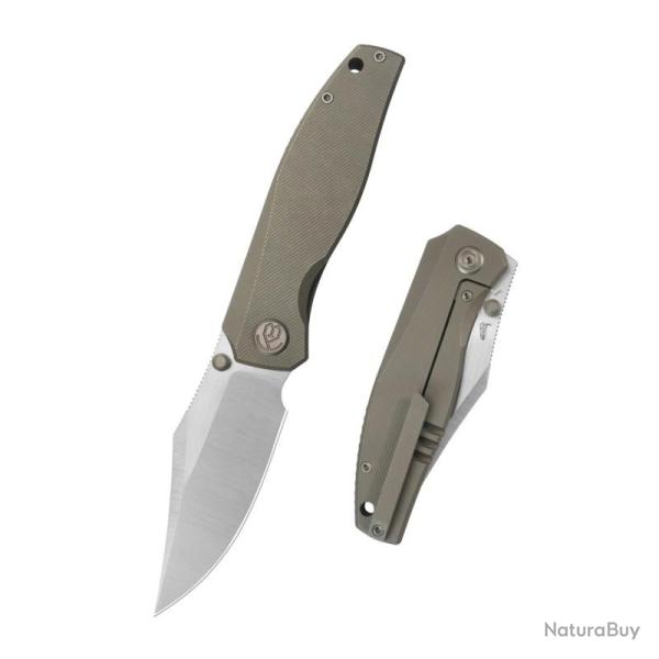 Couteau Pliant KB Classico Lame Acier M390 Manche Titane Bronze Framelock KUB478C