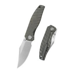 Couteau Pliant KB Classico Lame Acier M390 Manche Titane Flamm&eacute; Framelock KUB478B