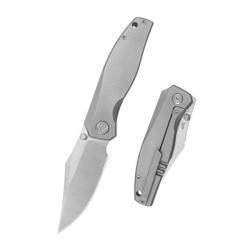 Couteau Pliant KB Classico Lame Acier M390 Manche Titane Gris Framelock KUB478A