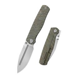 Couteau Pliant KB Albatross Lame Acier M390 Manche Titane Flamm&eacute; Framelock KUB471B