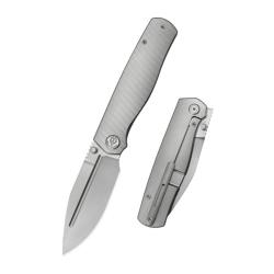 Couteau Pliant KB Albatross Lame Acier M390 Manche Titane Gris Framelock KUB471A