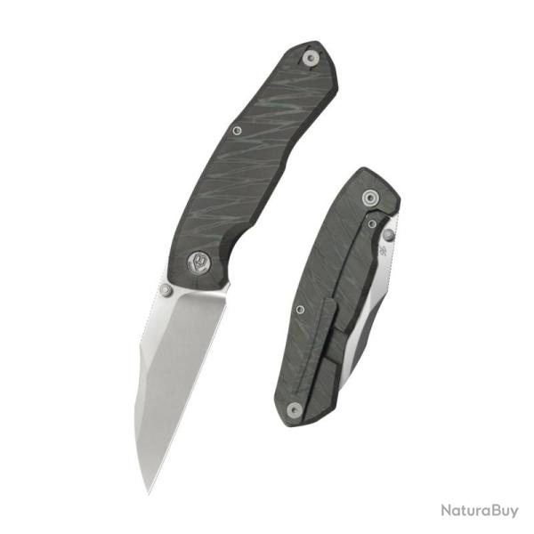 Couteau Pliant KB Mantra Lame Acier M390 Manche Titane Flamm� Framelock KUB459B