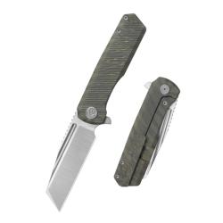 Couteau Pliant KB Nexus Lame Acier M390 Manche Titane Flamm&eacute; Framelock KUB442B