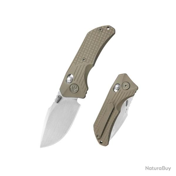 Couteau Pliant KB Jarpen Lame Acier CPM S90V Manche Titane Bronze Crossbar Lock KUB415D