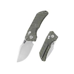 Couteau Pliant KB Jarpen Lame Acier CPM S90V Manche Titane Flamm&eacute; Crossbar Lock KUB415B