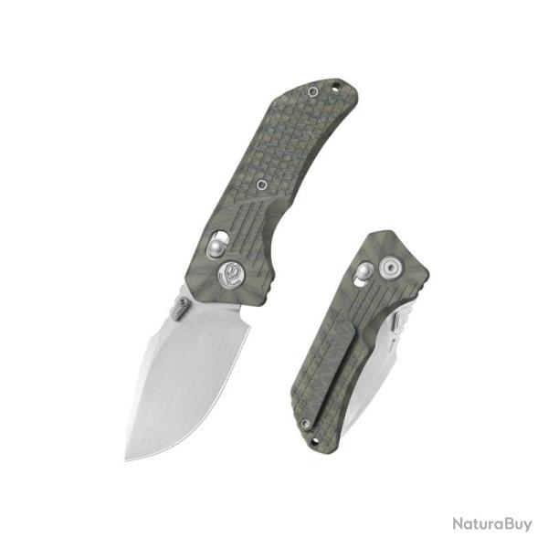 Couteau Pliant KB Jarpen Lame Acier CPM S90V Manche Titane Flamm� Crossbar Lock KUB415B