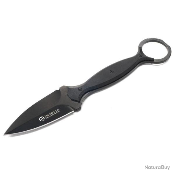Couteau Fixe Maserin Neck Spear Point Lame Acier N690 Manche G10 �tui Kydex Italie MAS922T