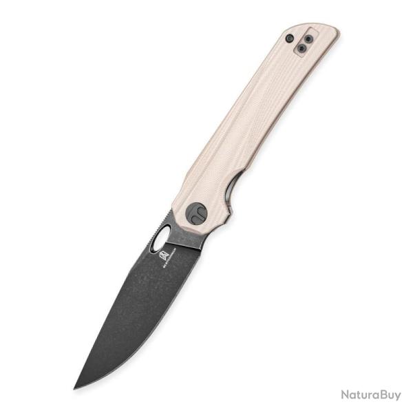 Couteau Pliant Bestechman Smuga Lame Acier AEB-L Manche G10 Champagne Liner Lock BTKMK22F