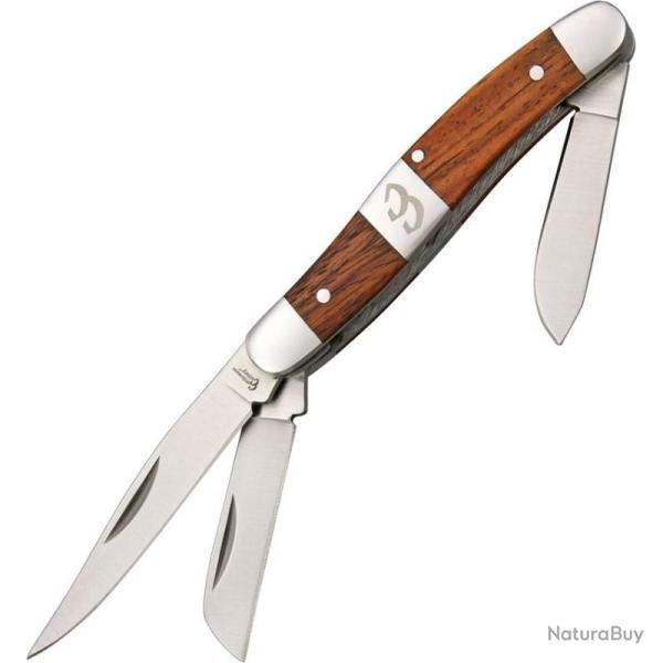 Couteau Cattleman's Cutlery Stockyard Stockman Manche Bois de rose Slipjoint CC0001RW2