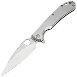 Couteau Pliant Daggerr Zhalo Lame Acier VG-10 Manche Acier Inox Frame Lock DGRF22FSSV