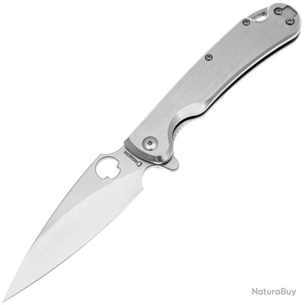 Couteau Pliant Daggerr Zhalo Lame Acier VG-10 Manche Acier Inox Frame Lock DGRF22FSSV