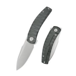 Couteau Pliant KB Taurus Lame Acier M390 Manche Titane Flamme Framelock KUB418B