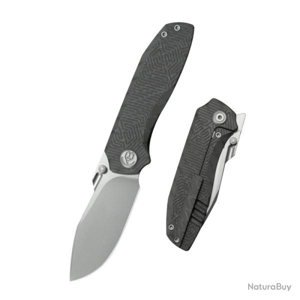 Couteau Pliant KB Agera Lame Acier M390 Manche Titane Flamme Framelock KUB437B