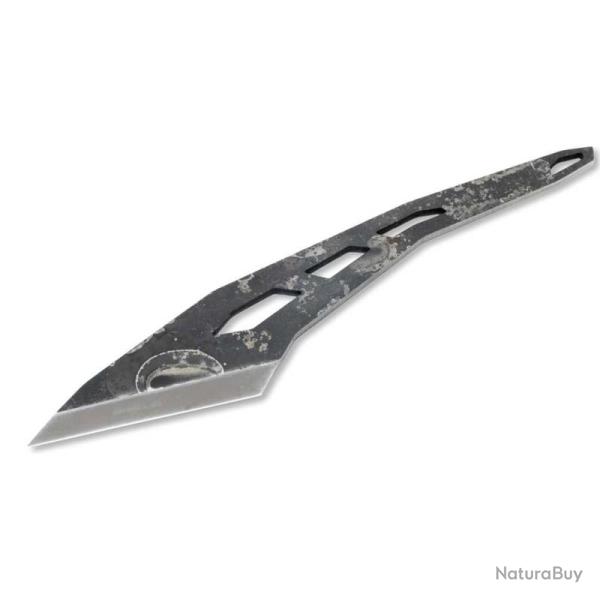 Couteau BPS Knives Kiridashi Neck Knife Lame Acier 1066HC Manche Squelette Housse Cuir BPSKRDSHCS