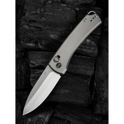 Couteau Pliant WE Knife Nightblade Lame Acier CPM 20CV Manche Titane Crossbar Lock WE220462