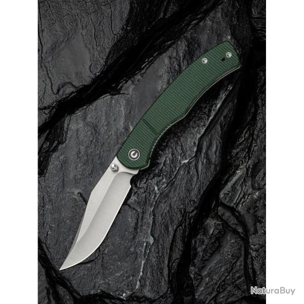 Couteau Pliant Civivi Clingman Lame Acier Nitro-V Manche Micarta Canvas Liner Lock CIVC230654