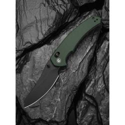 Couteau Pliant Civivi Sixgill Lame Acier Nitro-V Manche Micarta Canvas Crossbar Lock CIVC240503