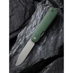 Couteau Pliant Civivi Sendy Lame Acier Nitro-V Manche Micarta Canvas Vert Linerlock CIVC21004A1
