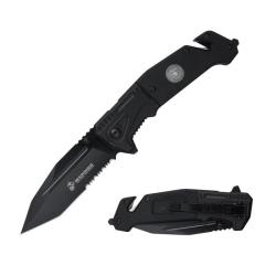 Couteau Pliant USMC M-A3003BK Lame Acier 3Cr13 Manche G10 Liner Lock USMA3003BK