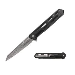 Couteau Pliant Tac Force TF-2010BK Lame Acier 3Cr13MoV Manche Aluminium Noir Liner Lock TF2010BK