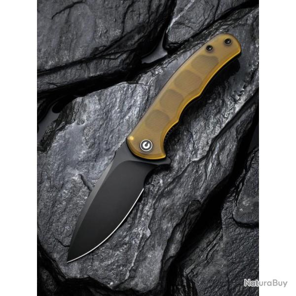 Couteau Pliant Civivi Mini Praxis Lame Acier D2 Manche Ultem Noir Bead Blasted Linerlock CIVC18026C5