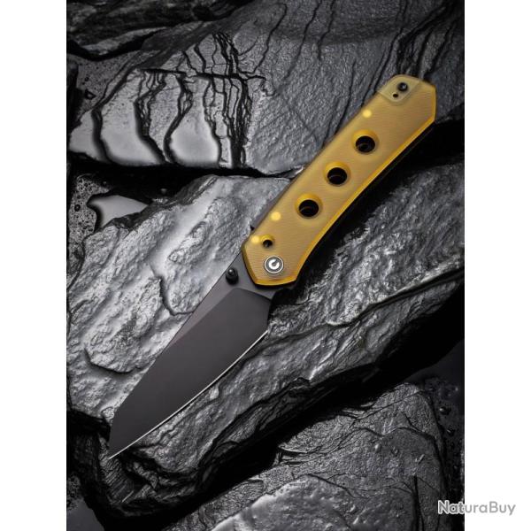 Couteau Pliant Civivi Vision FG Lame Acier Nitro-V Manche Ultem Noir Superlock CIVC220366