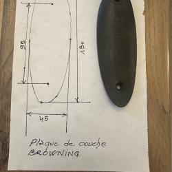 Plaque de couche Browning