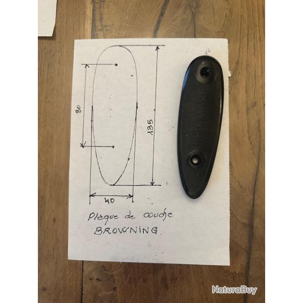 Plaque de couche browning x2