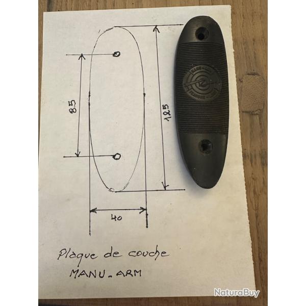 Plaque de couche Manu arme
