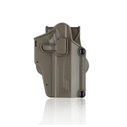 Holster rigide Amomax G2 universel tan